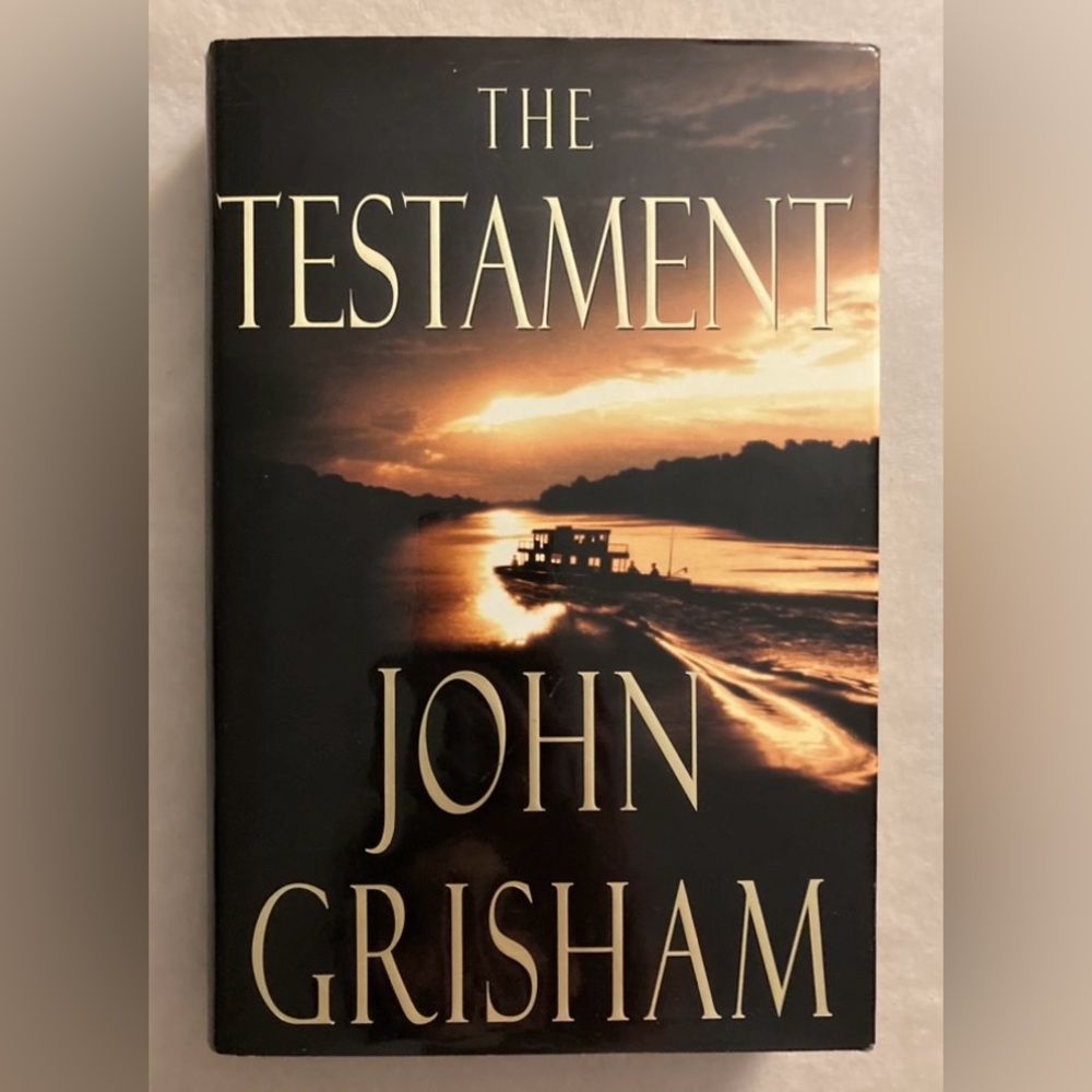 HARDCOVER book The Testament by John Grisham, a mystery legal thriller